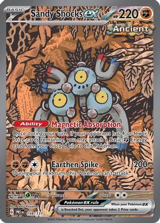 Sandy Shocks ex - SV Prismatic Evolutions Holofoil