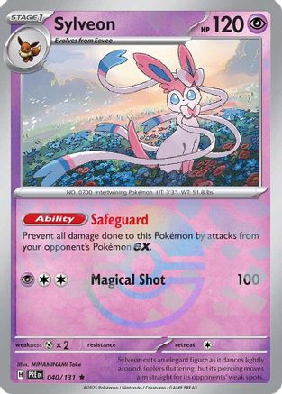 Sylveon (Poke Ball Pattern) 40 - SV Prismatic Evolutions Holofoil