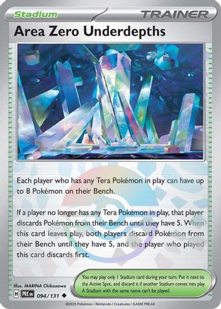 Area Zero Underdepths (Poke Ball Pattern) 94 - SV Prismatic Evolutions Holofoil