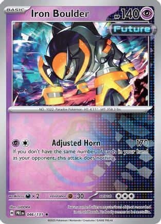 Iron Boulder (Master Ball Pattern) 46 - SV Prismatic Evolutions Holofoil