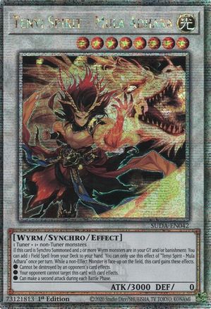 Tenyi Spirit - Mula Adhara (Quarter Century Secret Rare) (SUDA-EN042) - Supreme Darkness 1st Edition
