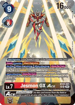 Jesmon GX ACE (Textured) (BT20-021) - Release Special Booster 2.5 Foil