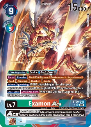 Examon ACE (Alternate Art) (BT20-045) - Release Special Booster 2.5 Foil