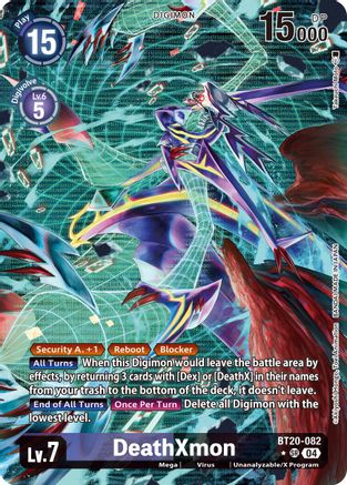 DeathXmon (Alternate Art) (BT20-082) - Release Special Booster 2.5 Foil