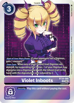 Violet Inboots - BT20-088 (BT20-088) - Release Special Booster 2.5 Foil