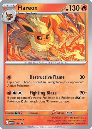 Flareon - 167 167 - SV Scarlet & Violet Promo Cards Holofoil