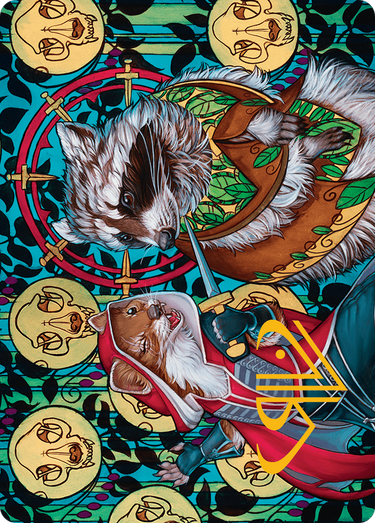 Ruthless Negotiation // Ruthless Negotiation (ABLB-016) - Bloomburrow Art Series (Borderless) Foil