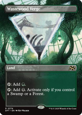 Wastewood Verge (Borderless) (DFT-374) - Aetherdrift Foil