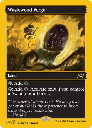 Wastewood Verge (First-Place Foil) (DFT-505) - Aetherdrift Foil