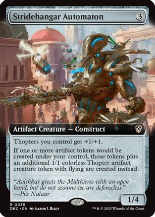 Stridehangar Automaton (Extended Art) (DRC-035) - Commander: Aetherdrift