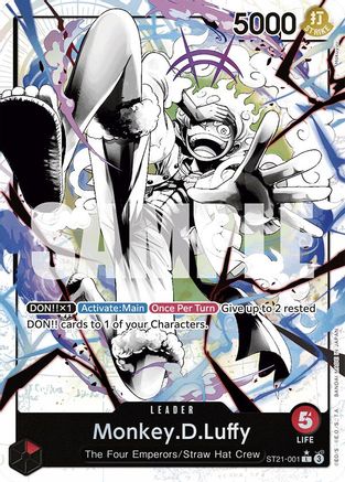 [Consignment] Monkey.D.Luffy (001) (Parallel) (ST21-001) - Starter Deck EX: Gear 5 Foil