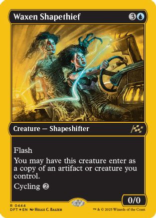 Waxen Shapethief (First-Place Foil) (DFT-444) - Aetherdrift Foil