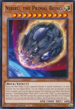 Nibiru, the Primal Being (SDWD-EN016) - Structure Deck: Blue-Eyes White Destiny 1st Edition