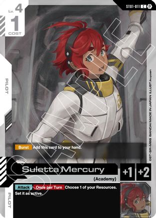 Suletta Mercury ST01-011/undefined - Edition Beta