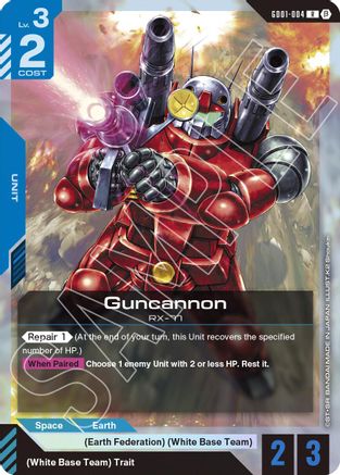 Guncannon GD01-004/undefined - Edition Beta Holofoil