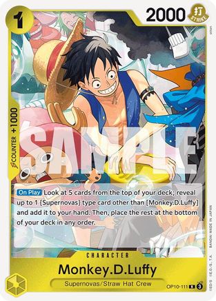 Monkey.D.Luffy (111) (OP10-111) - Royal Blood Foil