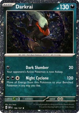 Darkrai (Cosmos Holo) 136 - Miscellaneous Cards & Products Holofoil