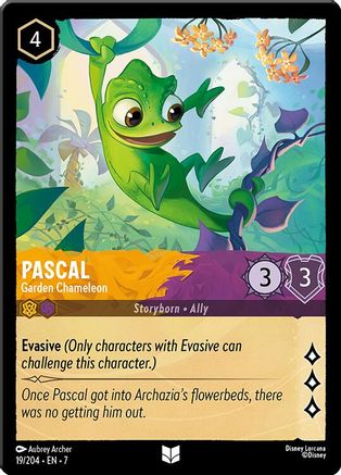 Pascal - Garden Chameleon (19/204) - Archazias Island Cold Foil