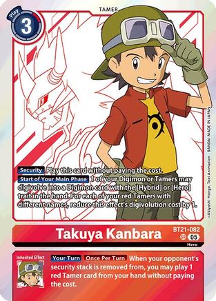 Takuya Kanbara (BT21-082) - World Convergence Foil