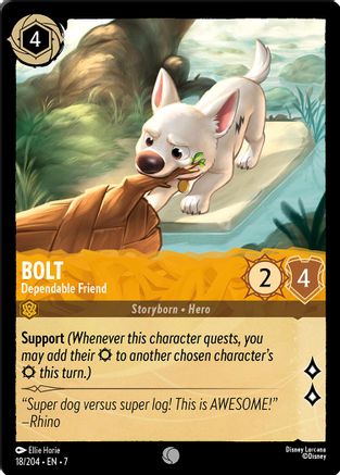 Bolt - Dependable Friend (18/204) - Archazias Island Cold Foil
