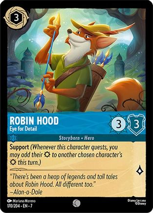 Robin Hood - Eye for Detail (170/204) - Archazias Island Cold Foil