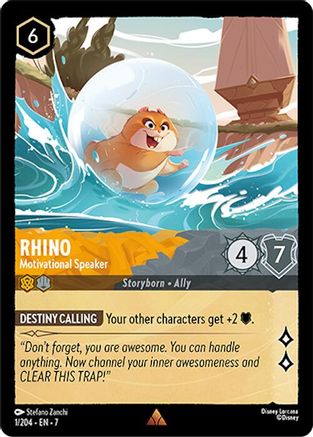 Rhino - Motivational Speaker (1/204) - Archazias Island Cold Foil