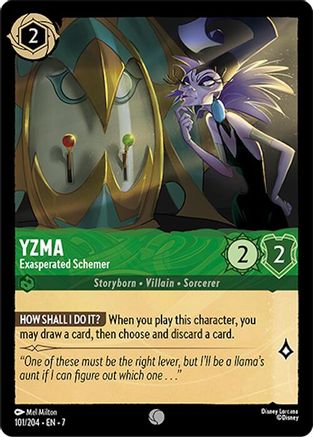 Yzma - Exasperated Schemer (101/204) - Archazias Island Cold Foil