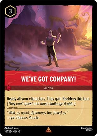 We've Got Company! (147/204) - Archazias Island Cold Foil