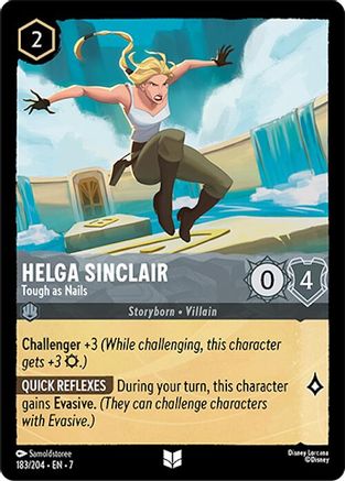Helga Sinclair - Tough as Nails (183/204) - Archazias Island Cold Foil