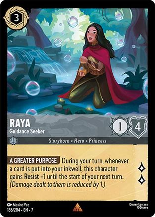 Raya - Guidance Seeker (186/204) - Archazias Island Cold Foil