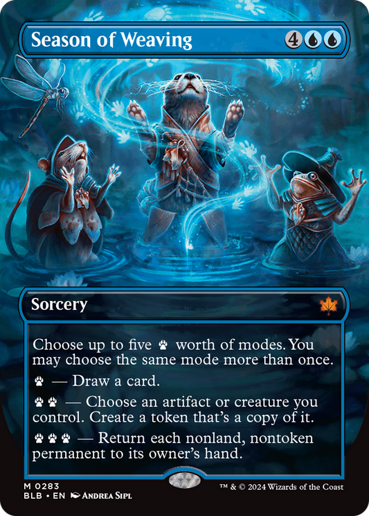Season of Weaving (BLB-283) - Bloomburrow (Borderless) Foil