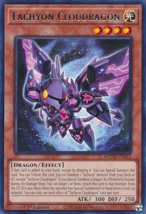 Tachyon Cloudragon (MZTM-EN012) - Maze of the Master 1st Edition