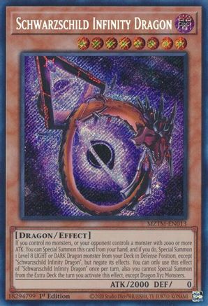 Schwarzschild Infinity Dragon (MZTM-EN013) - Maze of the Master 1st Edition