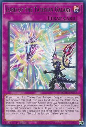 Lord of the Tachyon Galaxy (card) (MZTM-EN017) - Maze of the Master 1st Edition