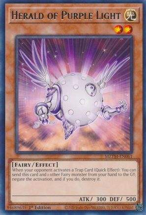 Herald of Purple Light (MZTM-EN061) - Maze of the Master 1st Edition