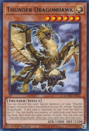 Thunder Dragonhawk (MZTM-EN076) - Maze of the Master 1st Edition
