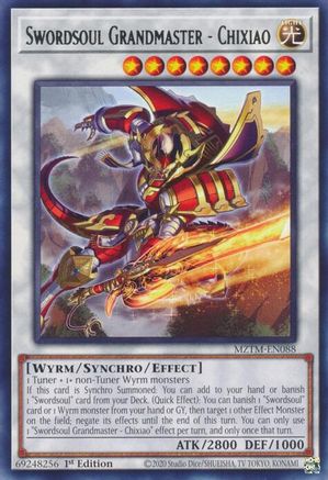 Swordsoul Grandmaster - Chixiao (MZTM-EN088) - Maze of the Master 1st Edition