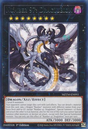 Number 97: Draglubion (MZTM-EN093) - Maze of the Master 1st Edition