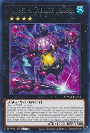 Number 4: Stealth Kragen (MZTM-EN095) - Maze of the Master 1st Edition