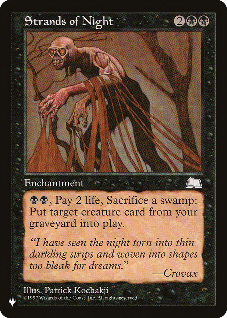 Strands of Night (LIST-) - The List