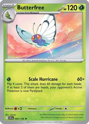 Butterfree 3 - SV09 Journey Together Holofoil