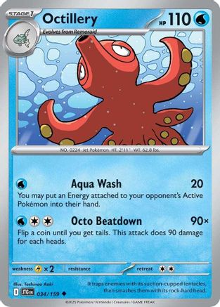 Octillery 34 - SV09 Journey Together Reverse Holofoil