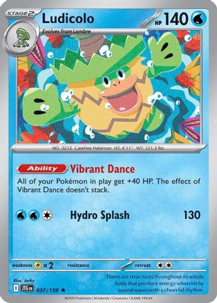 Ludicolo 37 - SV09 Journey Together Holofoil