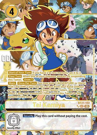 Tai Kamiya (Rare Pull) (BT21-102) - World Convergence Foil