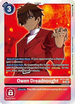 Owen Dreadnought (BT21-081) - World Convergence Foil