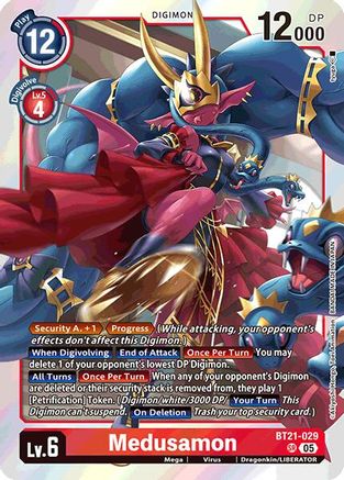 Medusamon (BT21-029) - World Convergence Foil