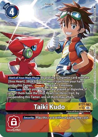 Taiki Kudo (Alternate Art) (BT21-083) - World Convergence Foil