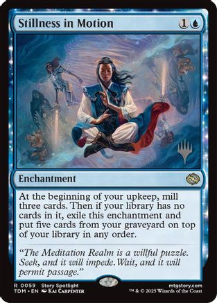 Stillness in Motion (PPTDM-059) - Promo Pack: Tarkir: Dragonstorm Foil