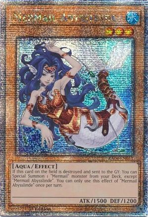 Mermail Abysslinde (Quarter Century Secret Rare) (RA04-EN011) - Quarter Century Stampede 1st Edition