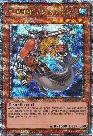 Mermail Abysspike (Quarter Century Secret Rare) (RA04-EN012) - Quarter Century Stampede 1st Edition